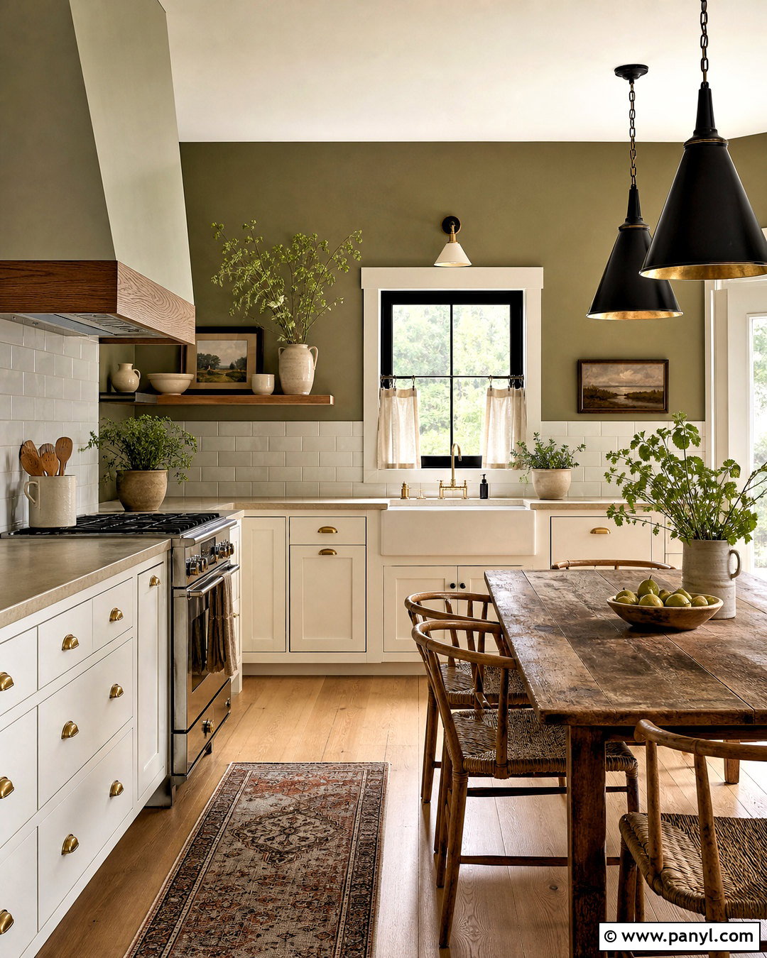 Olive Green Kitchen Walls - 20 color wall ideas
