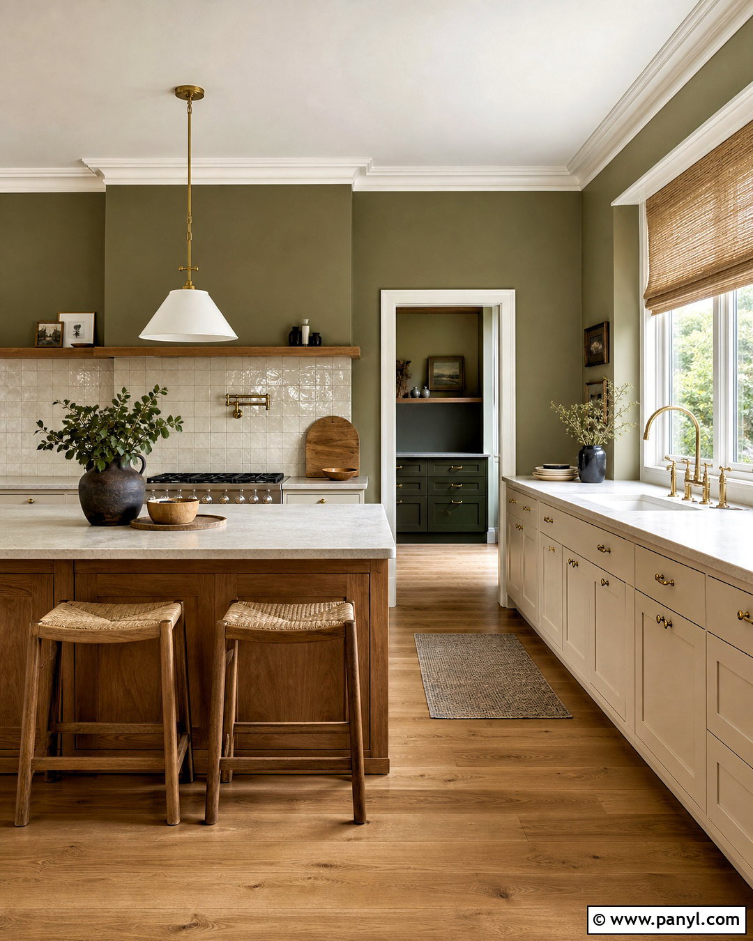 Olive Green Kitchen Walls - 20 kitchen paint color ideas for walls