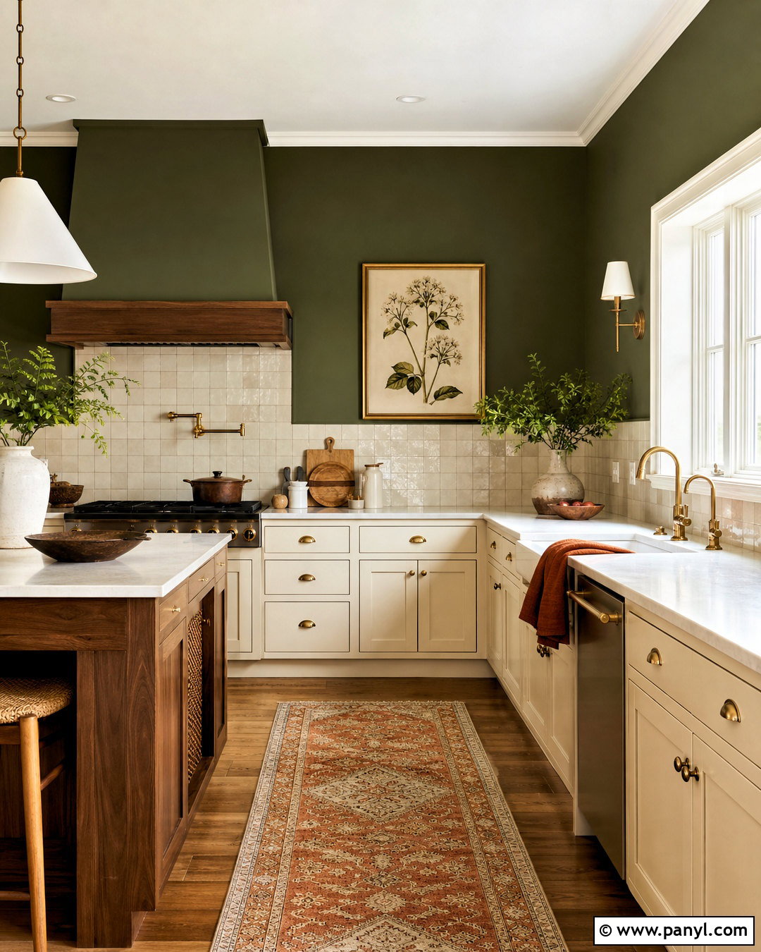 Olive Green Kitchen Walls - 20 kitchen walls paint ideas