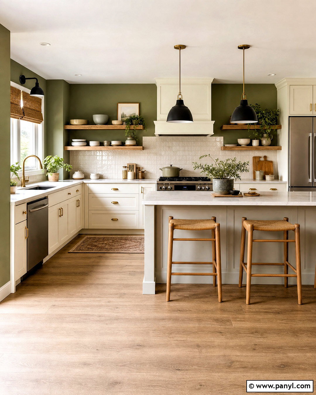 Olive Green Kitchen Walls - 20 olive green painted walls