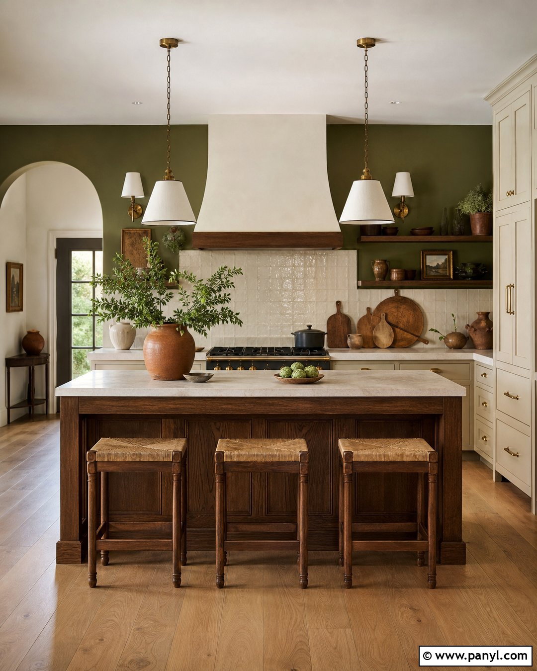 Olive Green Kitchen Walls - 35 Kitchen Color Ideas For Walls