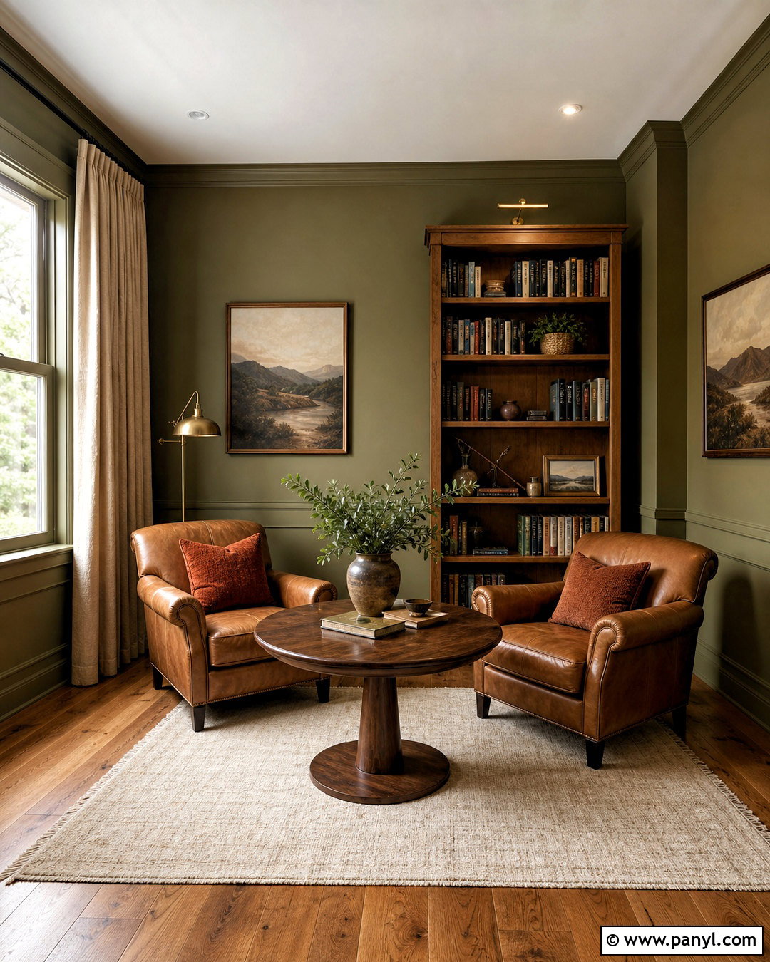 Olive Green Knockdown Texture Reading Room - 20 knockdown texture walls