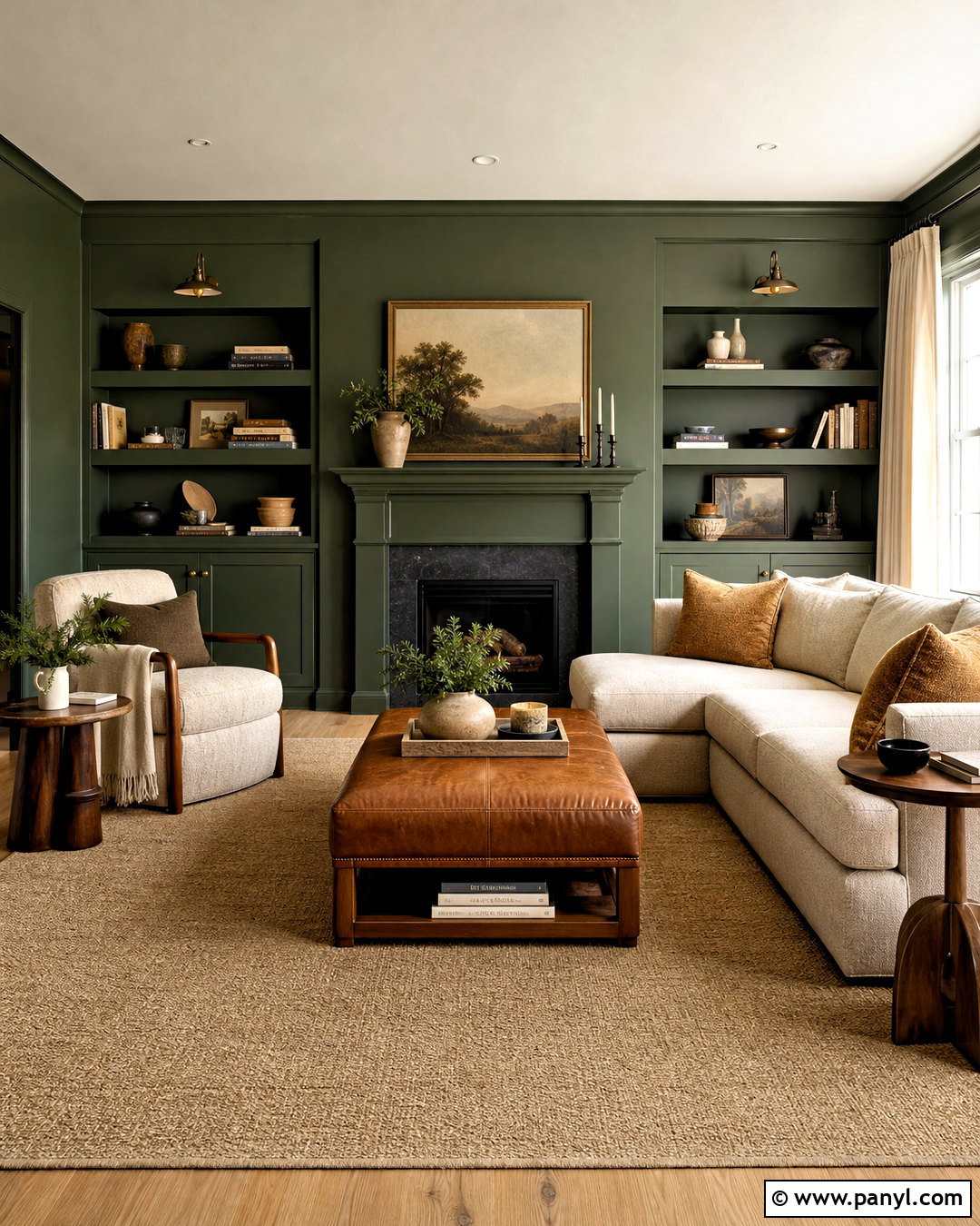 Olive Green Living Room Paint - 20 indoor paint colors living room ideas