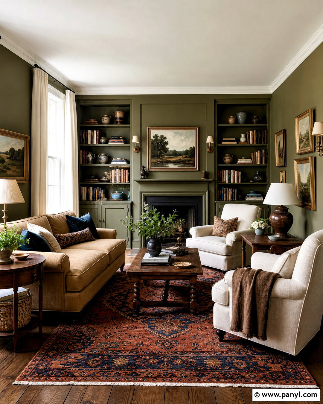 Olive Green Living Room Paint - 20 best paint colors for living room ideas