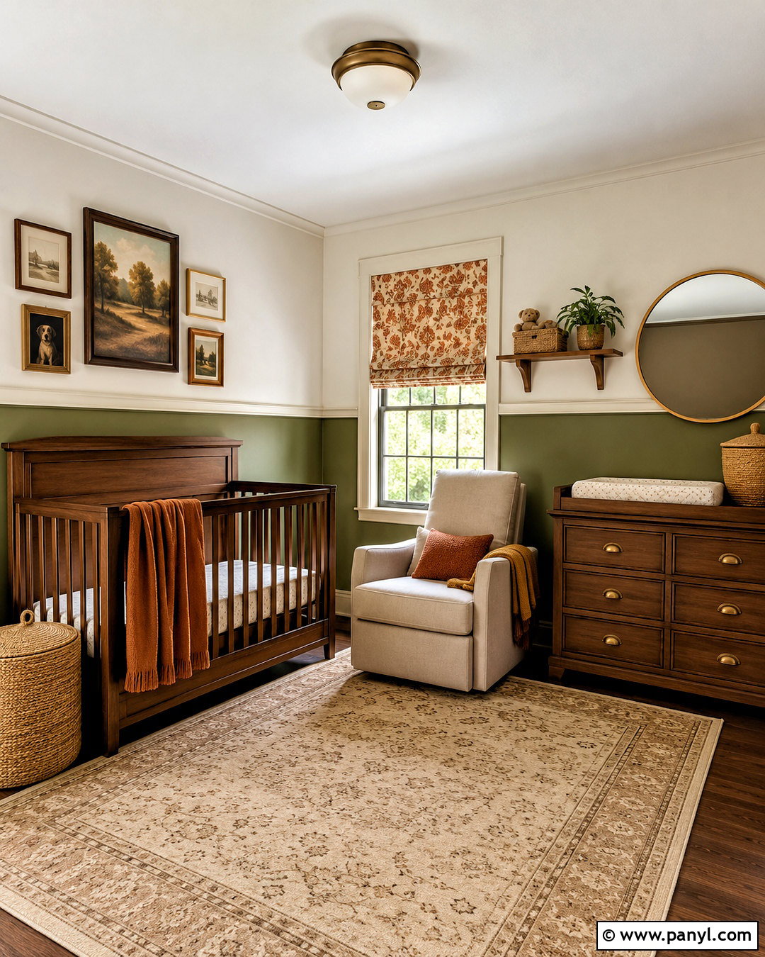 Olive Green Nursery - 20 nursery room colors