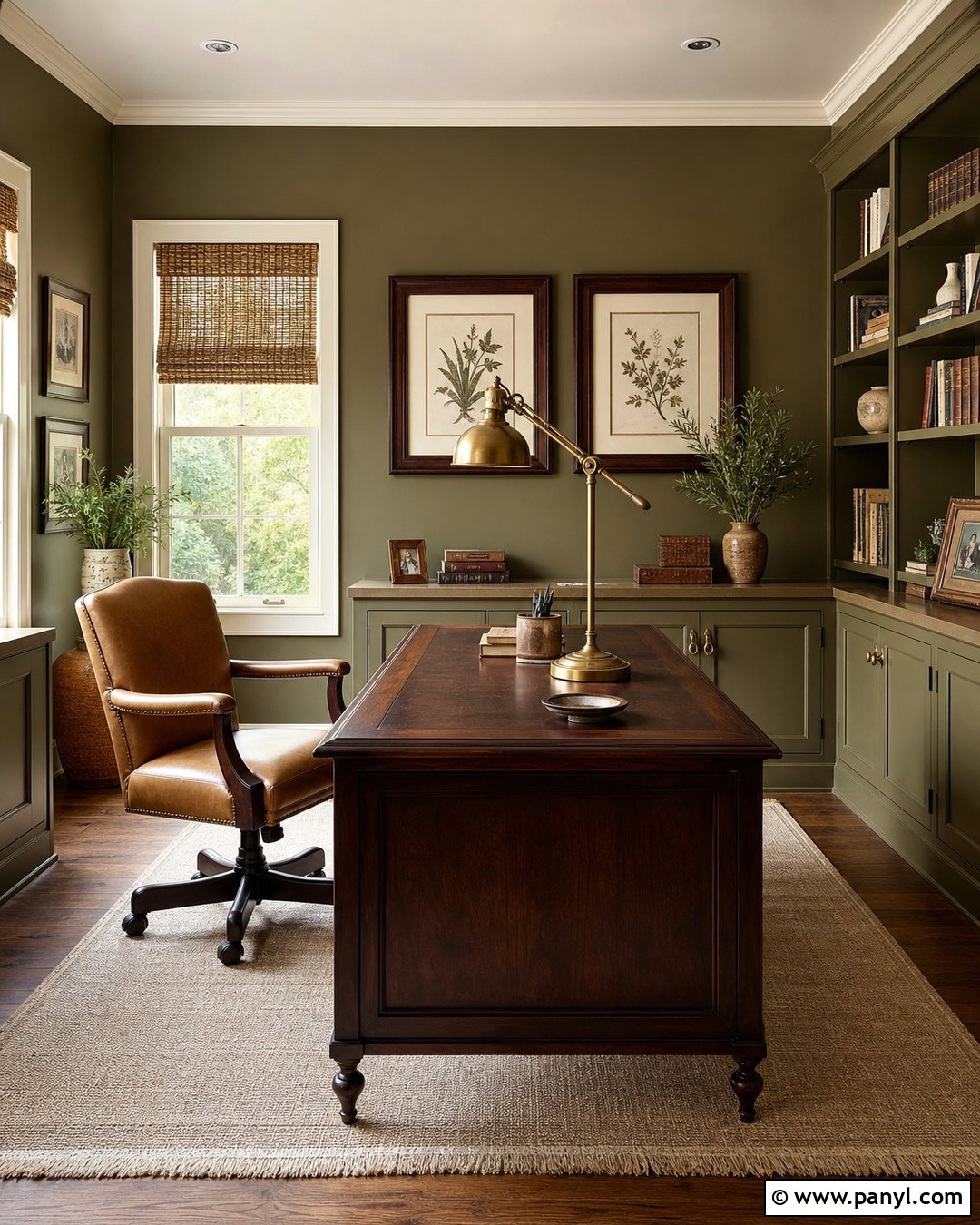 Olive Green Office Walls - 25 Office Wall Color Ideas Paint Ideas