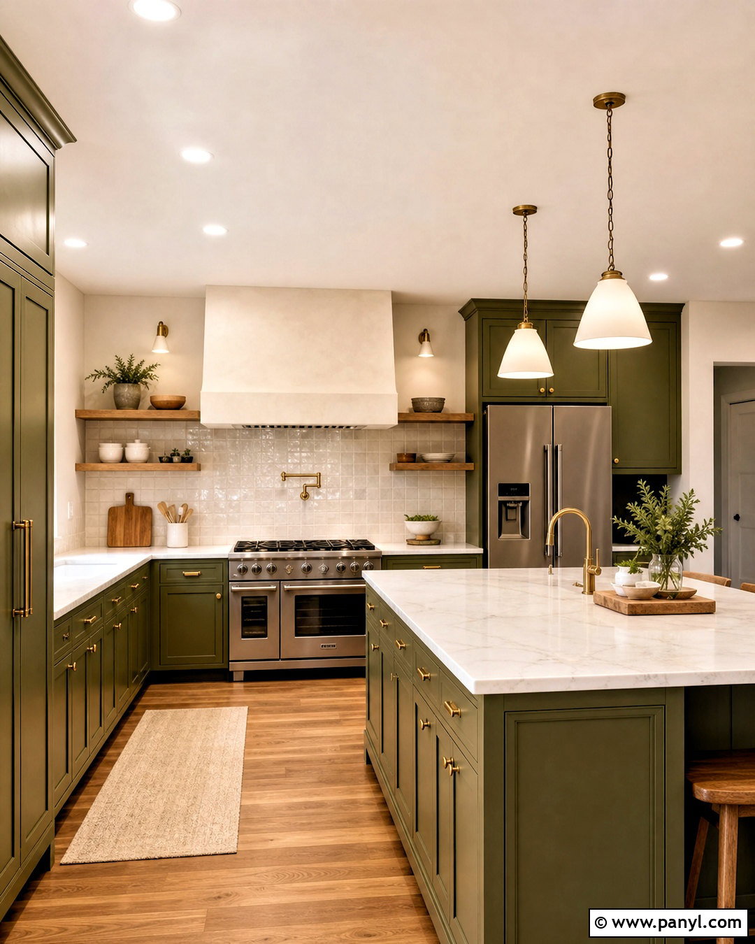 Olive Green Paint Color - 20 earthy paint colors