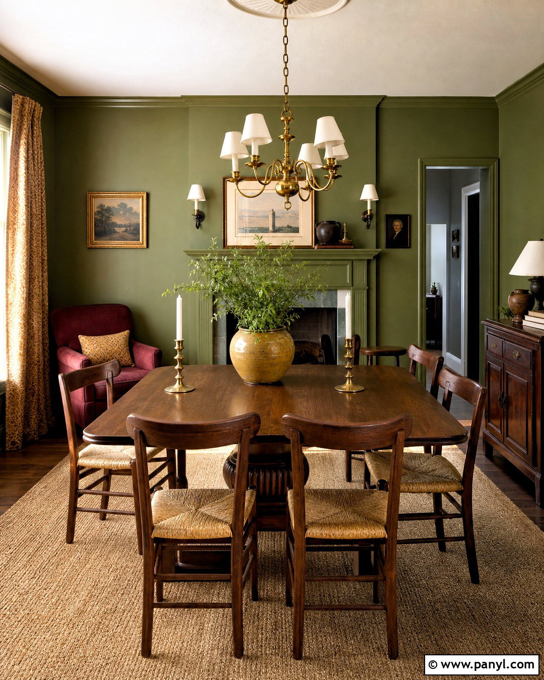 Olive Green Paint - 20 interior paint trends