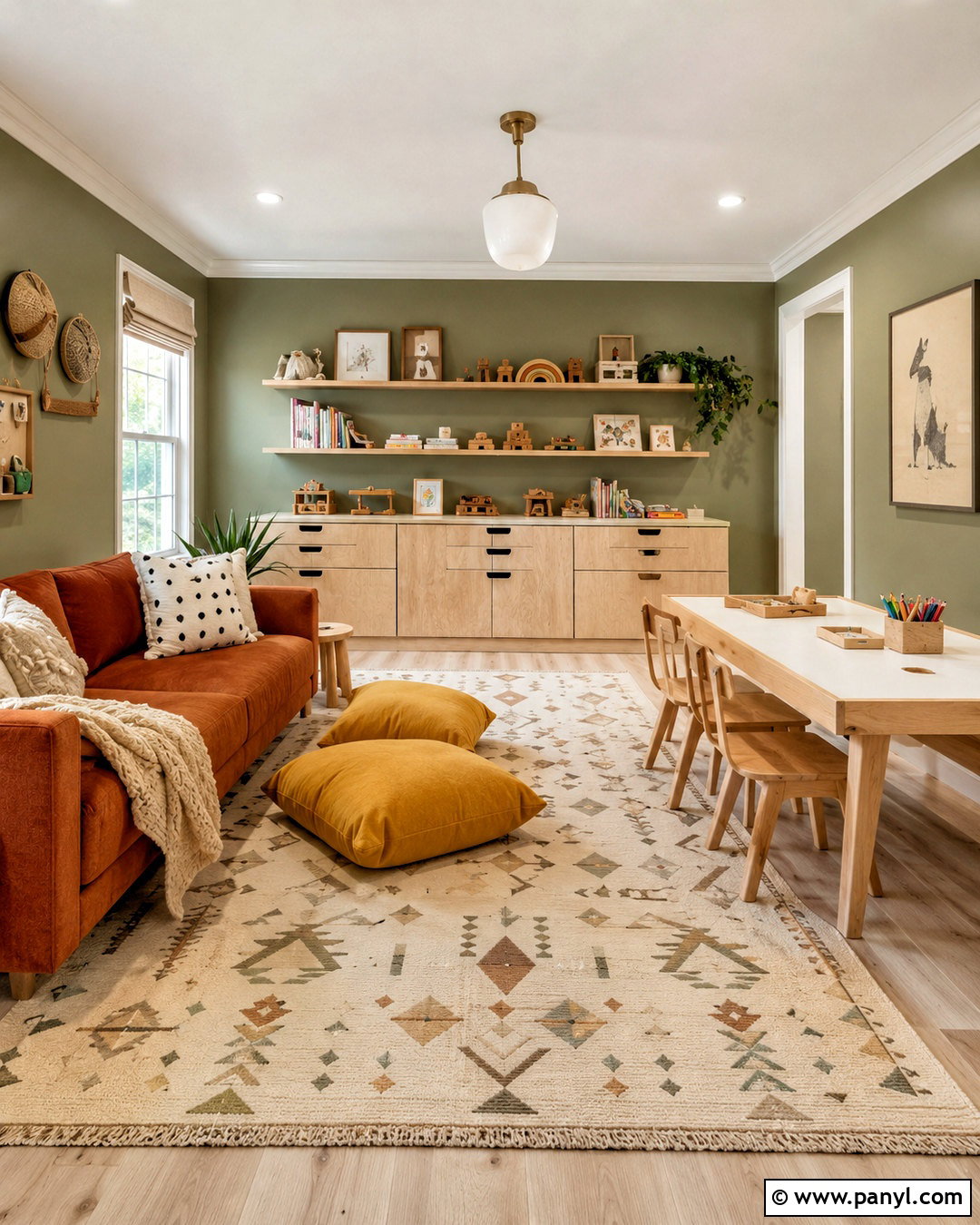 Olive Green Playroom Paint - 20 playroom paint colors