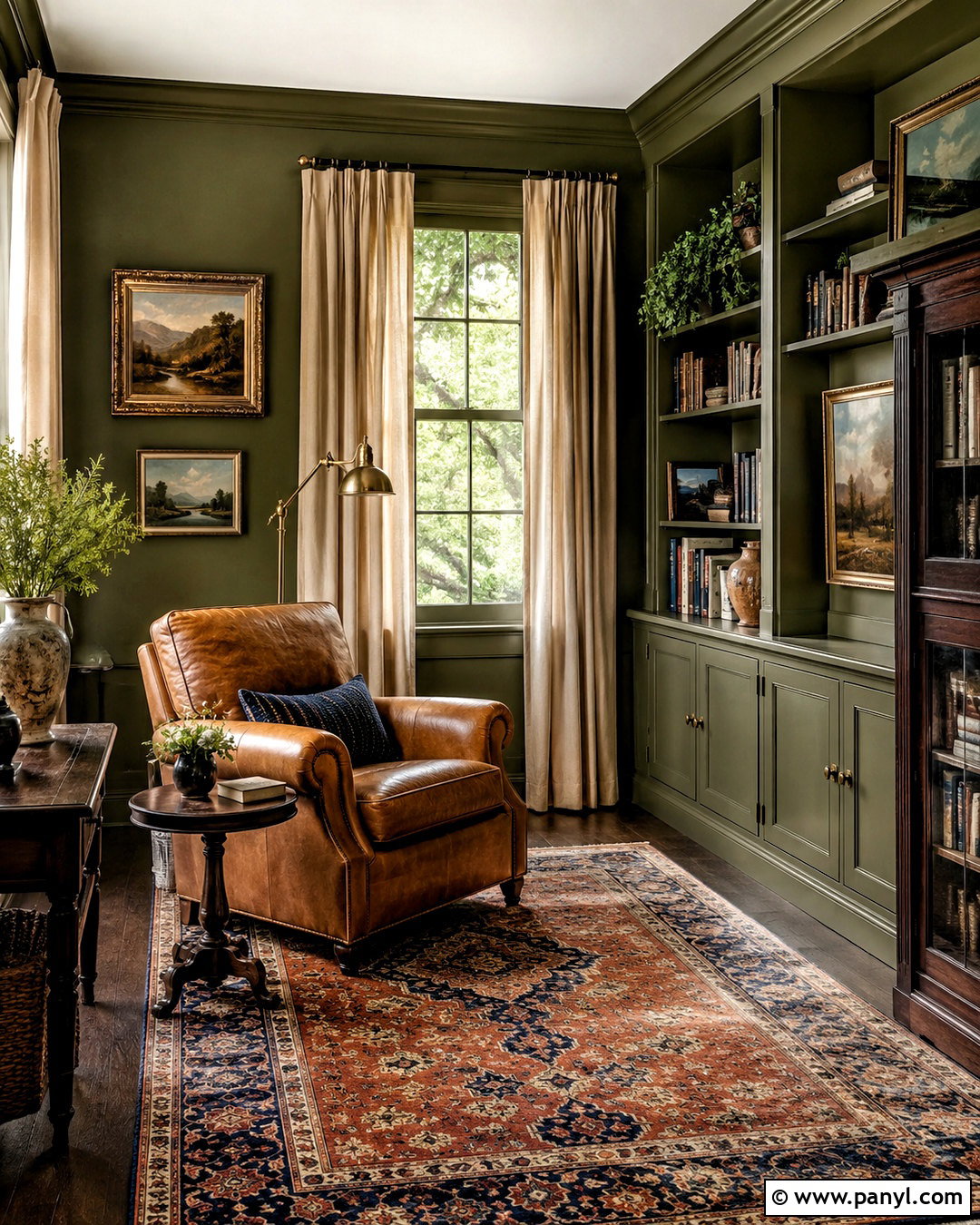 Olive Green Roman Clay Wall Texture - 35 wall color texture ideas