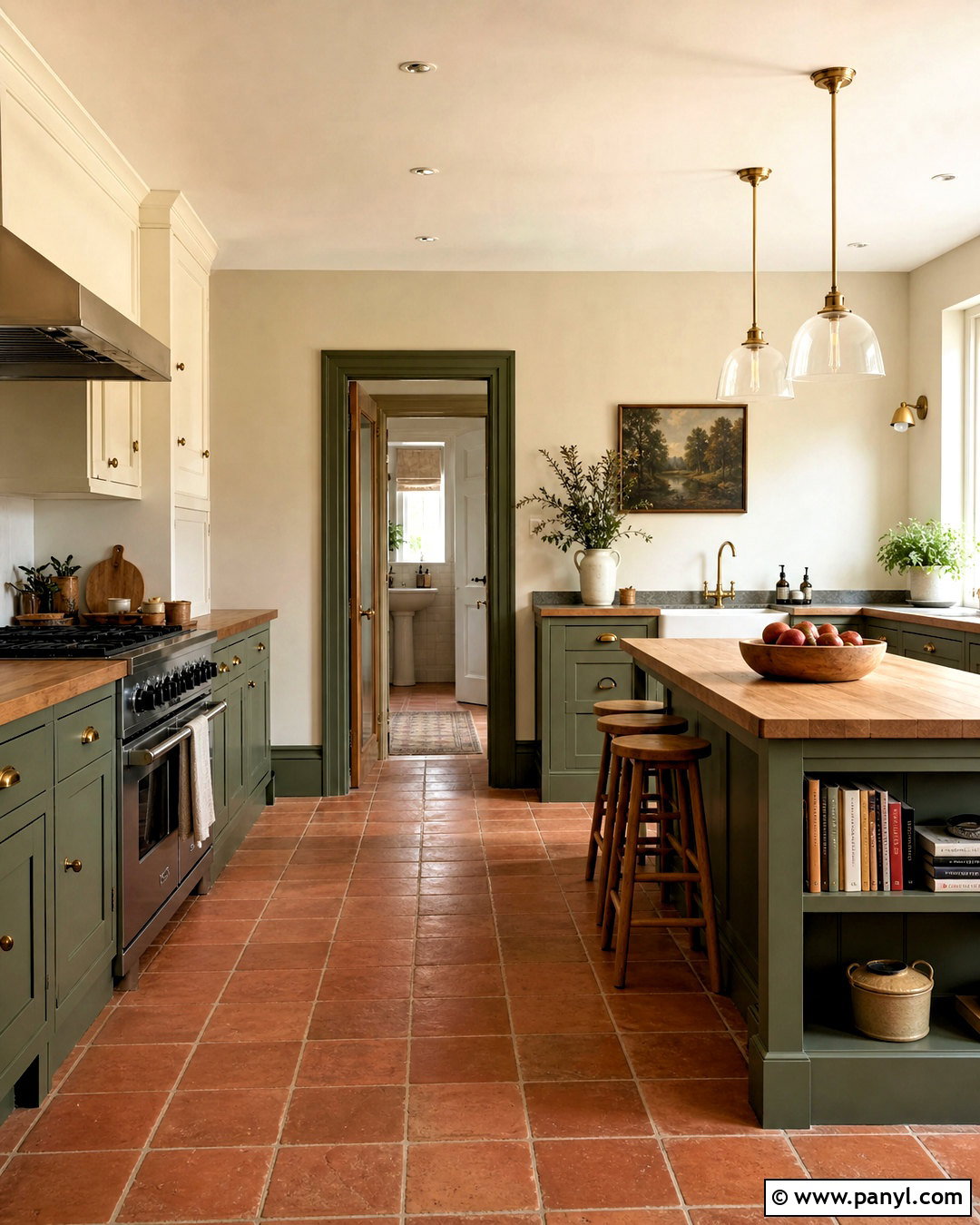 Olive Green Skirting Boards With Neutral Walls - 20 skirting board ideas colour ideas