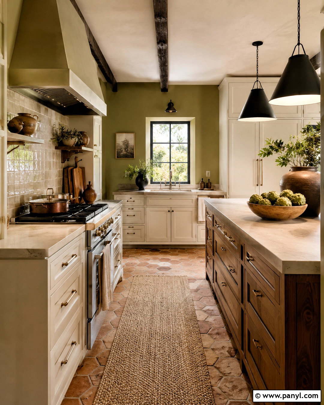 Olive Green Tuscan Walls - 35 tuscan wall colors