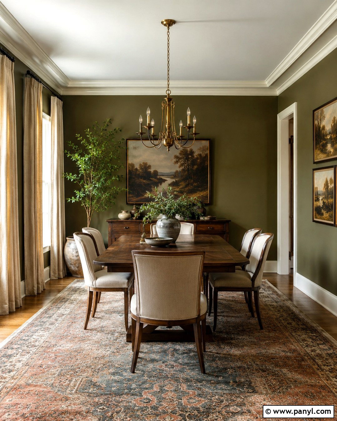 Olive Green Wall Color - 20 Beautiful Wall Colors Paint Colours