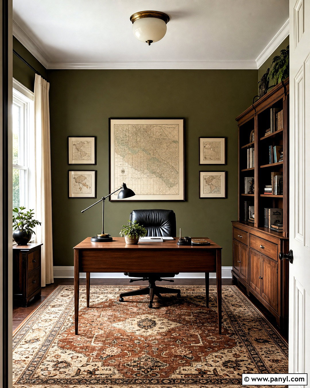Olive Green Wall Color - 20 wall painting colors