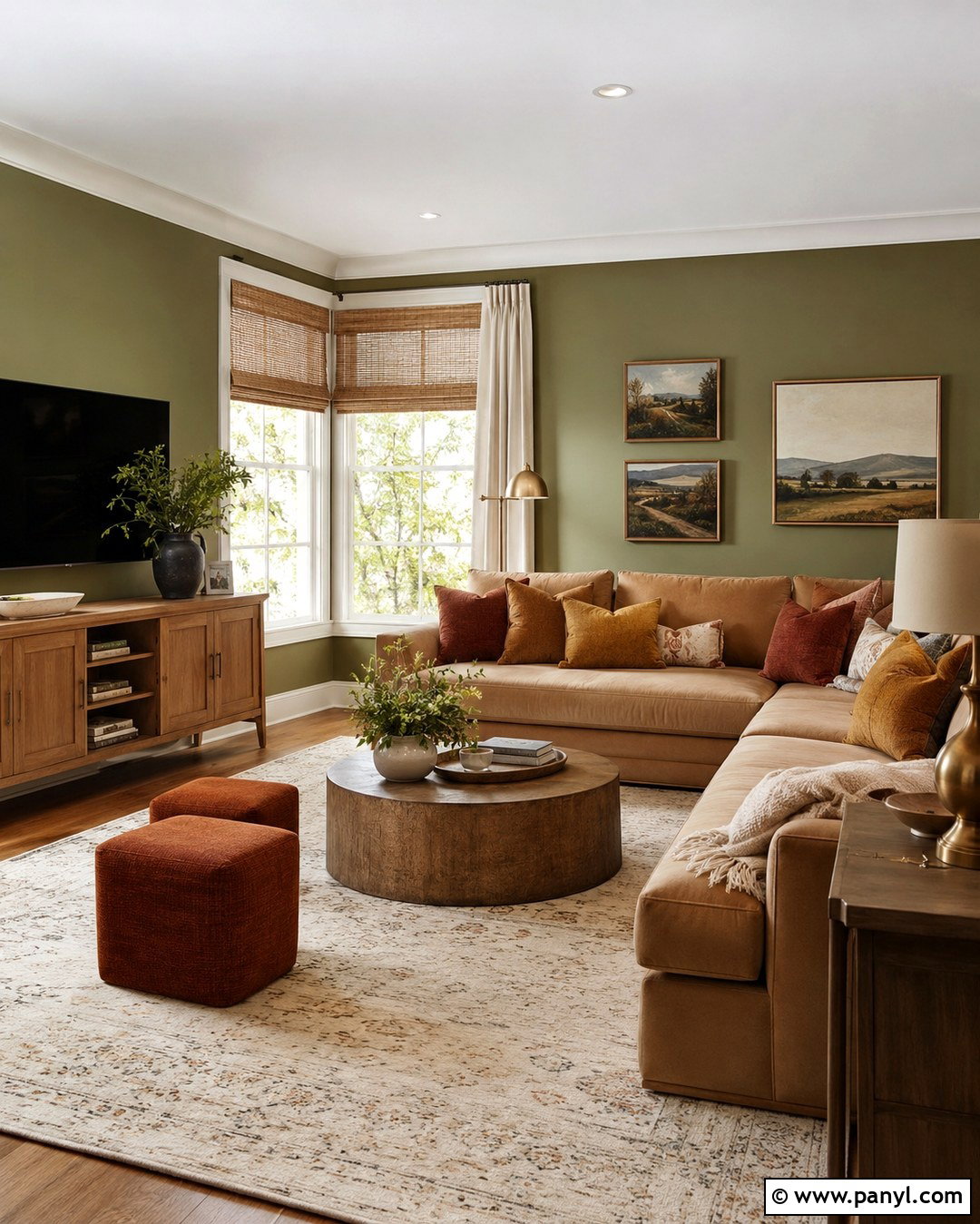 Olive Green Wall Color - 20 Top Wall Colors