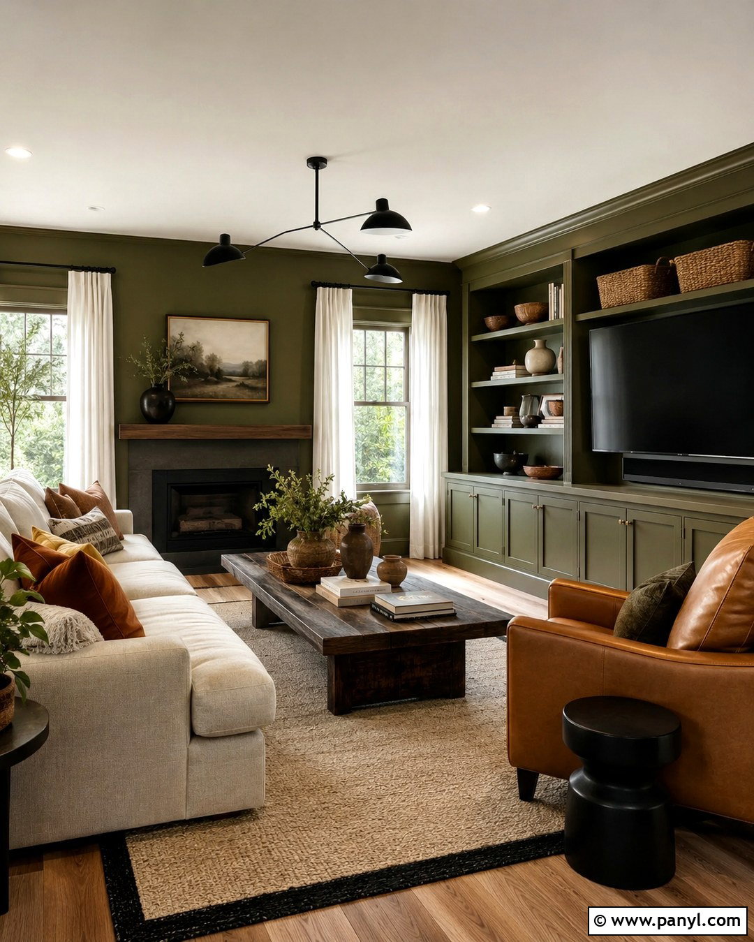 Olive Green Wall Color - 20 Trendy Wall Colors 2027
