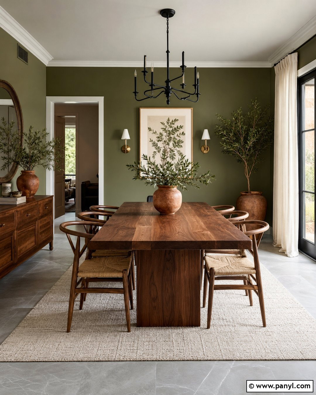Olive Green Wall Color With Gray Floors - 30 wall color with gray floors