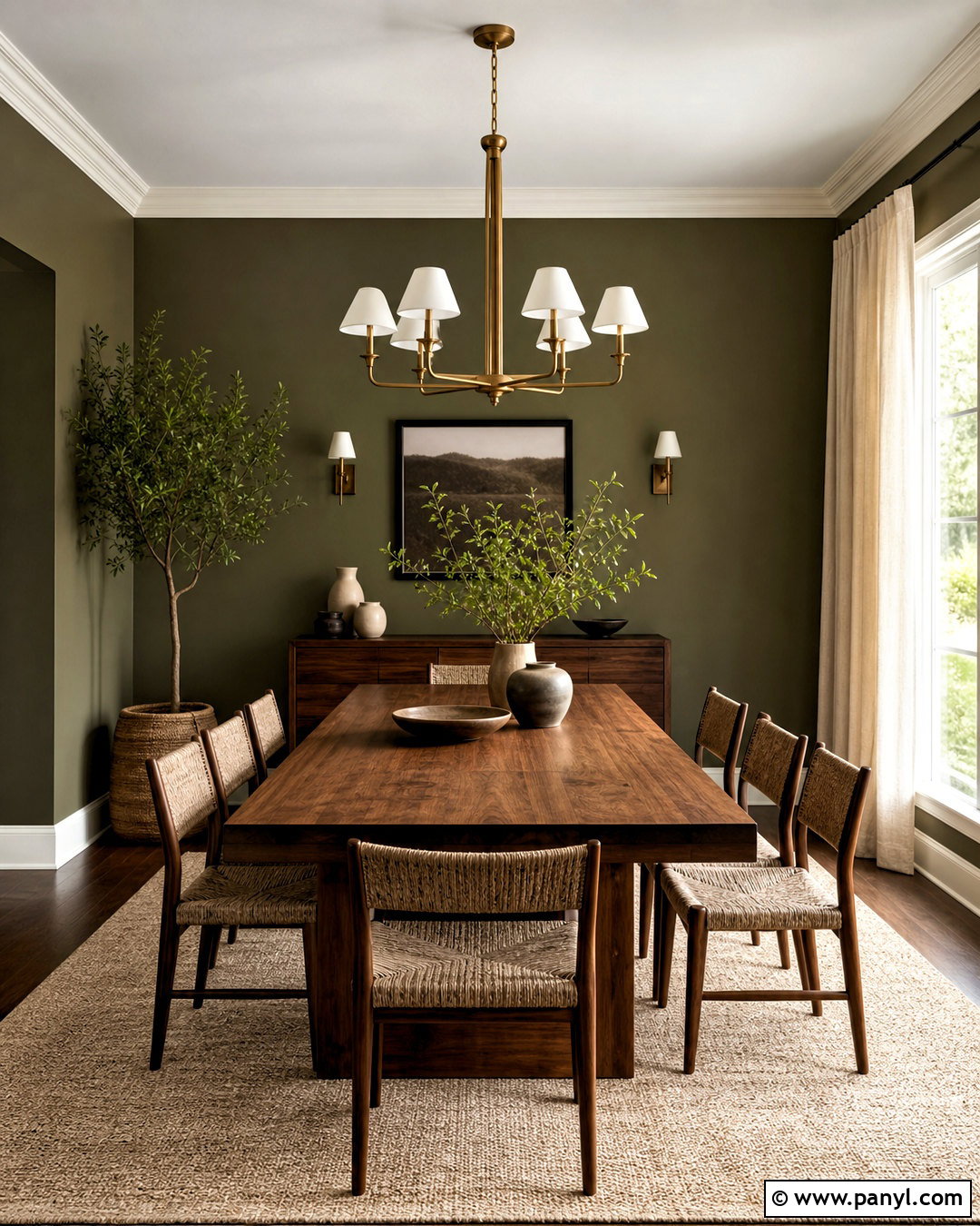Olive Green Wall Paint - 20 wall paint colour ideas
