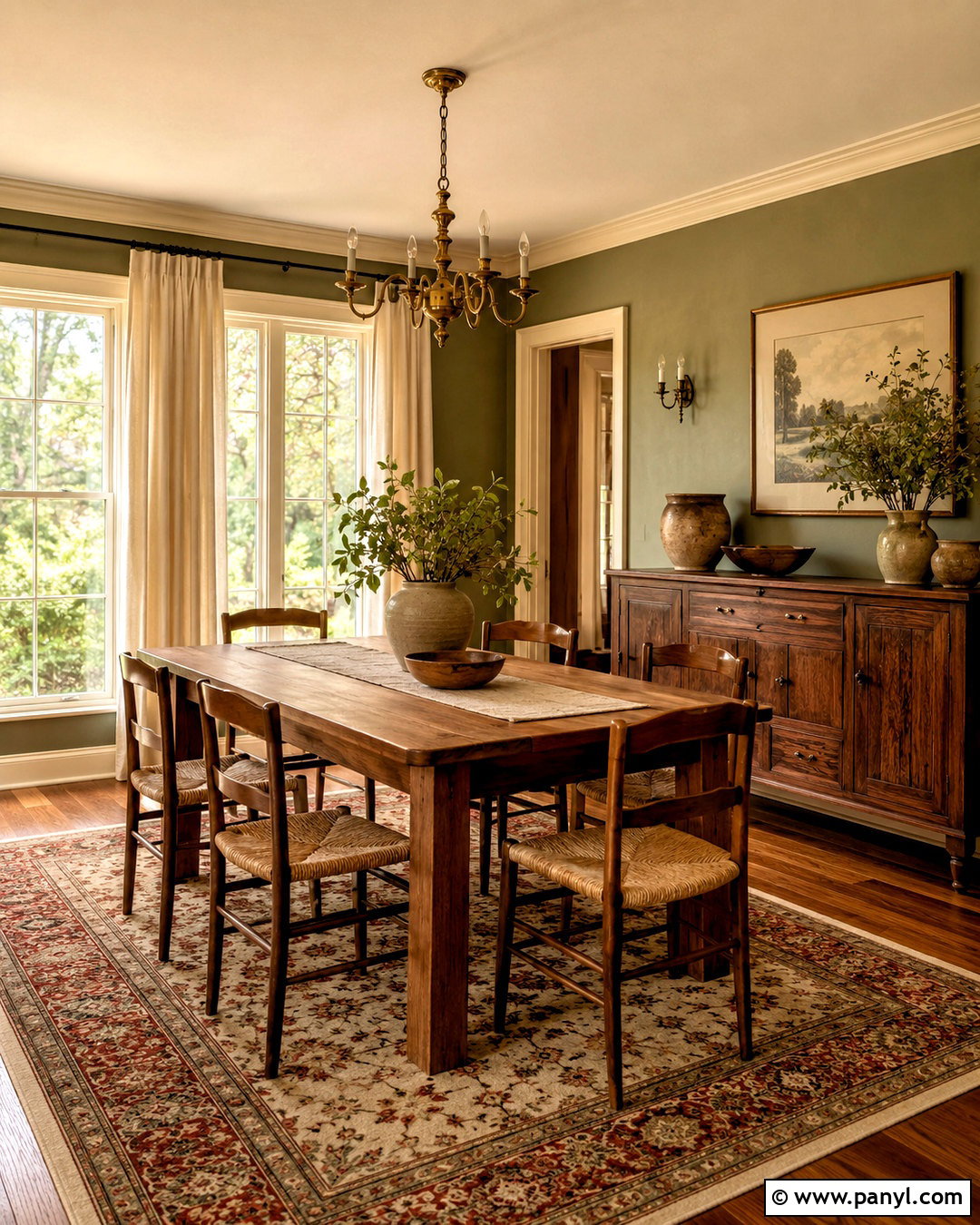 Olive Green Walls With Cream Trim - 20 Wall Colors With Cream Trim Ideas