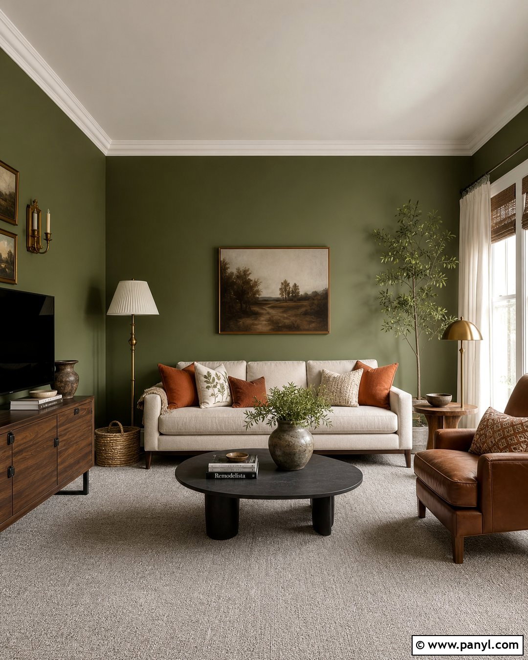 Olive Green Walls With Grey Carpet - 20 Best Wall Color For Grey Carpet Ideas