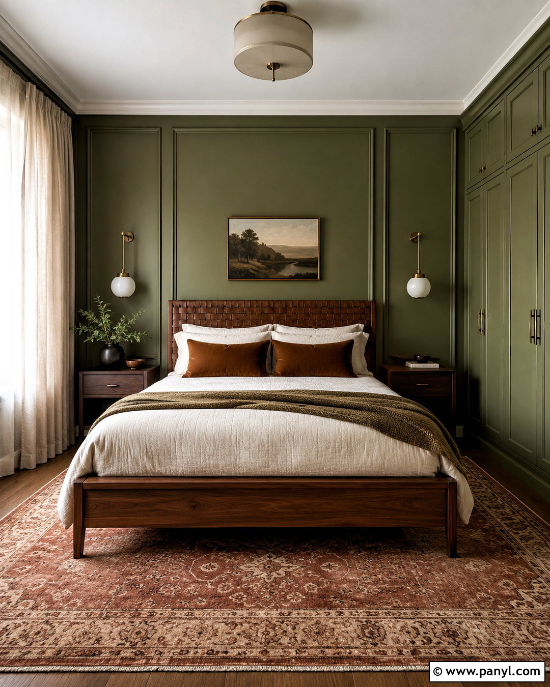Olive Green Wardrobe And Wall - 20 Wardrobe And Wall Same Colour Ideas