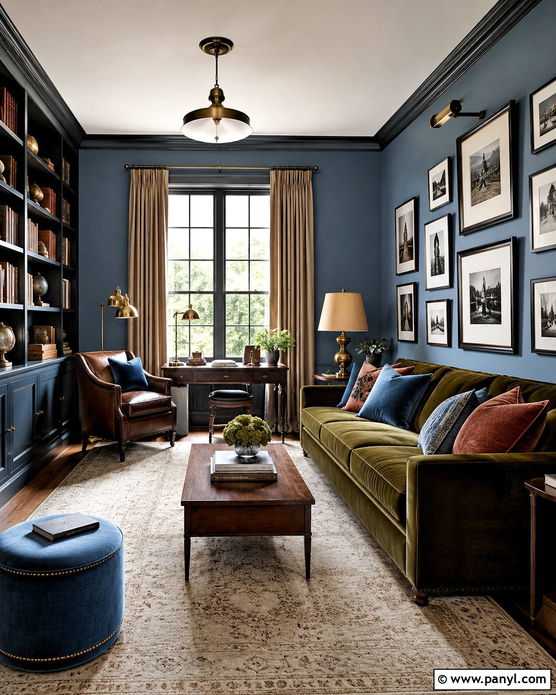Olive Green With Light Blue Walls - 20 What Goes With Light Blue Walls