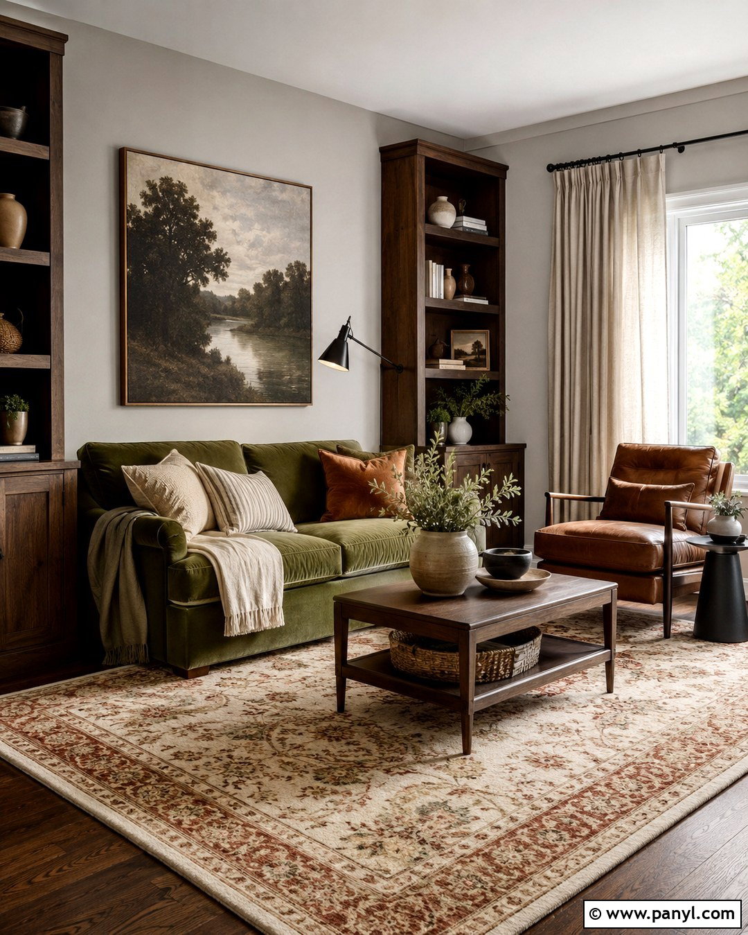 Olive Green With Light Gray Walls - 20 Colors That Go With Light Gray Walls
