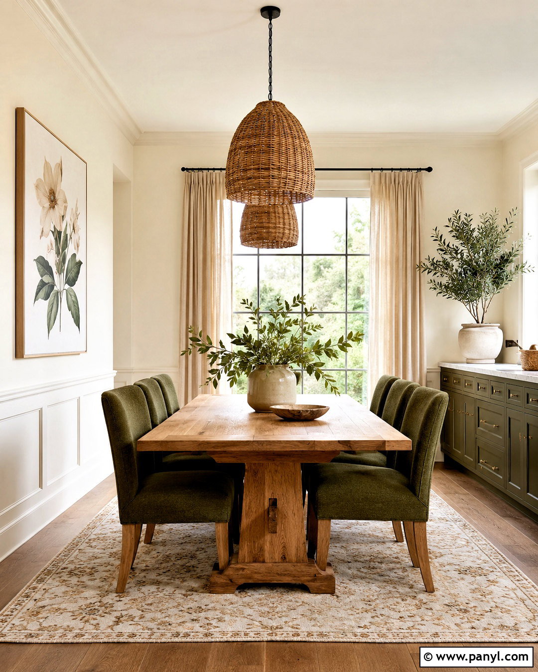 Olive Green With Magnolia Walls - 20 What Colour Goes With Magnolia Walls