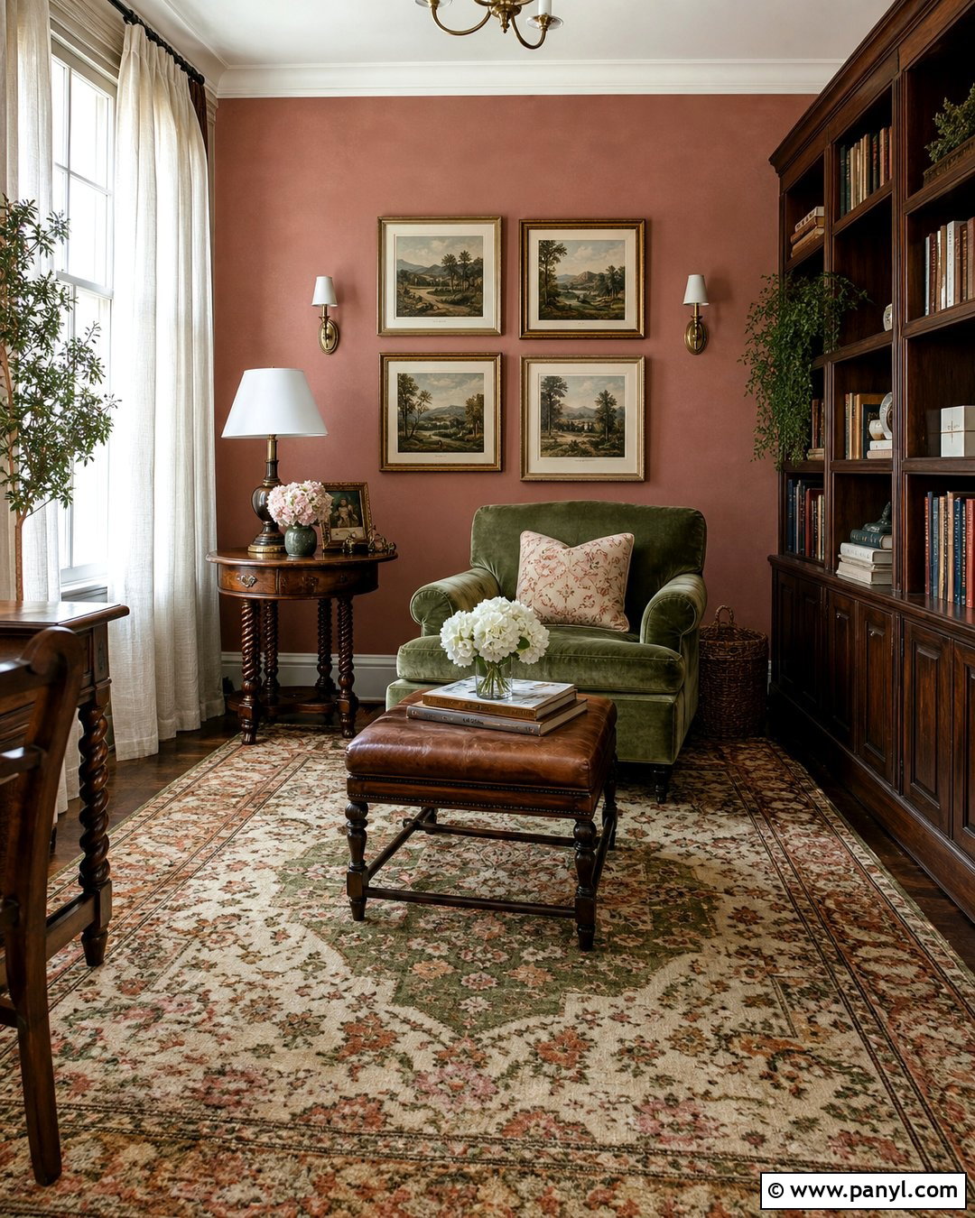 Olive Green With Pink Walls - 20 Colours That Go With Pink Walls