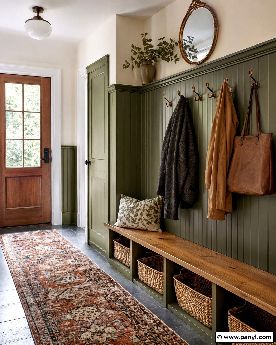 Olive Green Wood Panels - 20 Wood Panel Colors