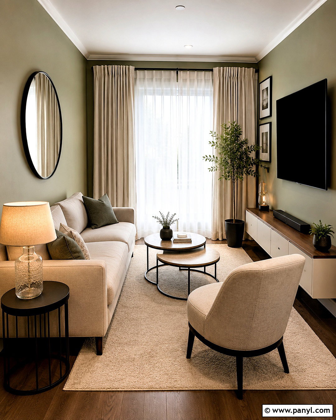 Olive Walls In A Small Living Room - 20 olive walls living room ideas