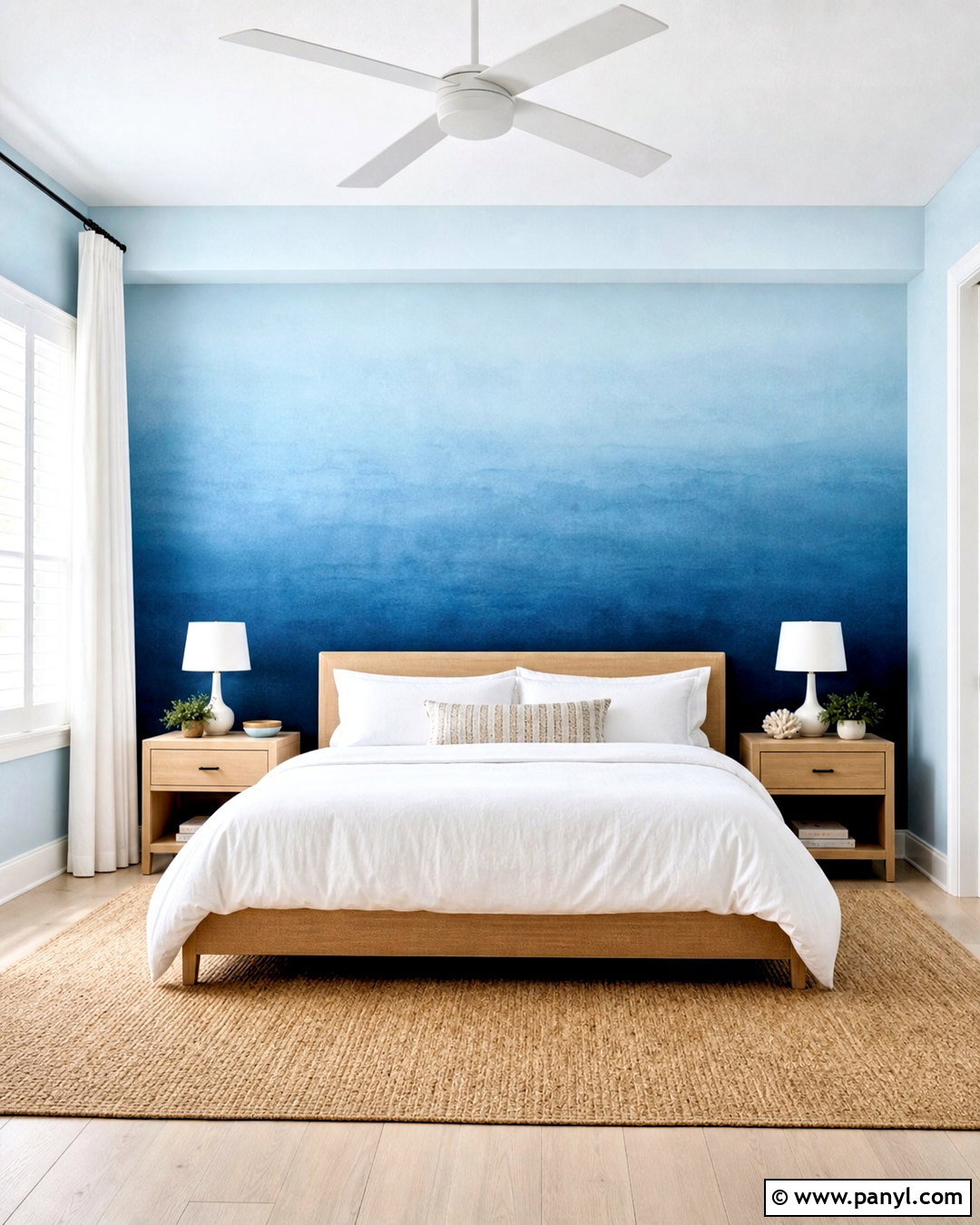 Ombre Accent Wall - 20 diy accent wall paint ideas