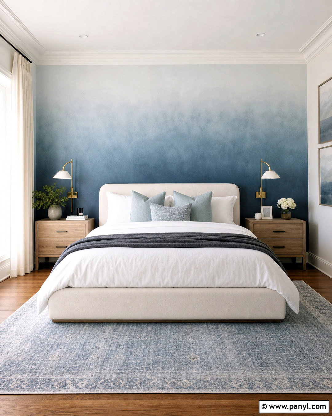 Ombre Bedroom Wall Paint Pattern - 20 wall paint patterns bedroom ideas