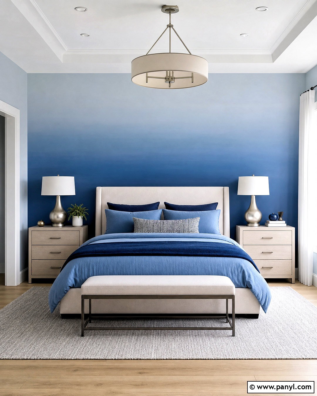 Ombre Bedroom Walls - 20 room ideas paint walls