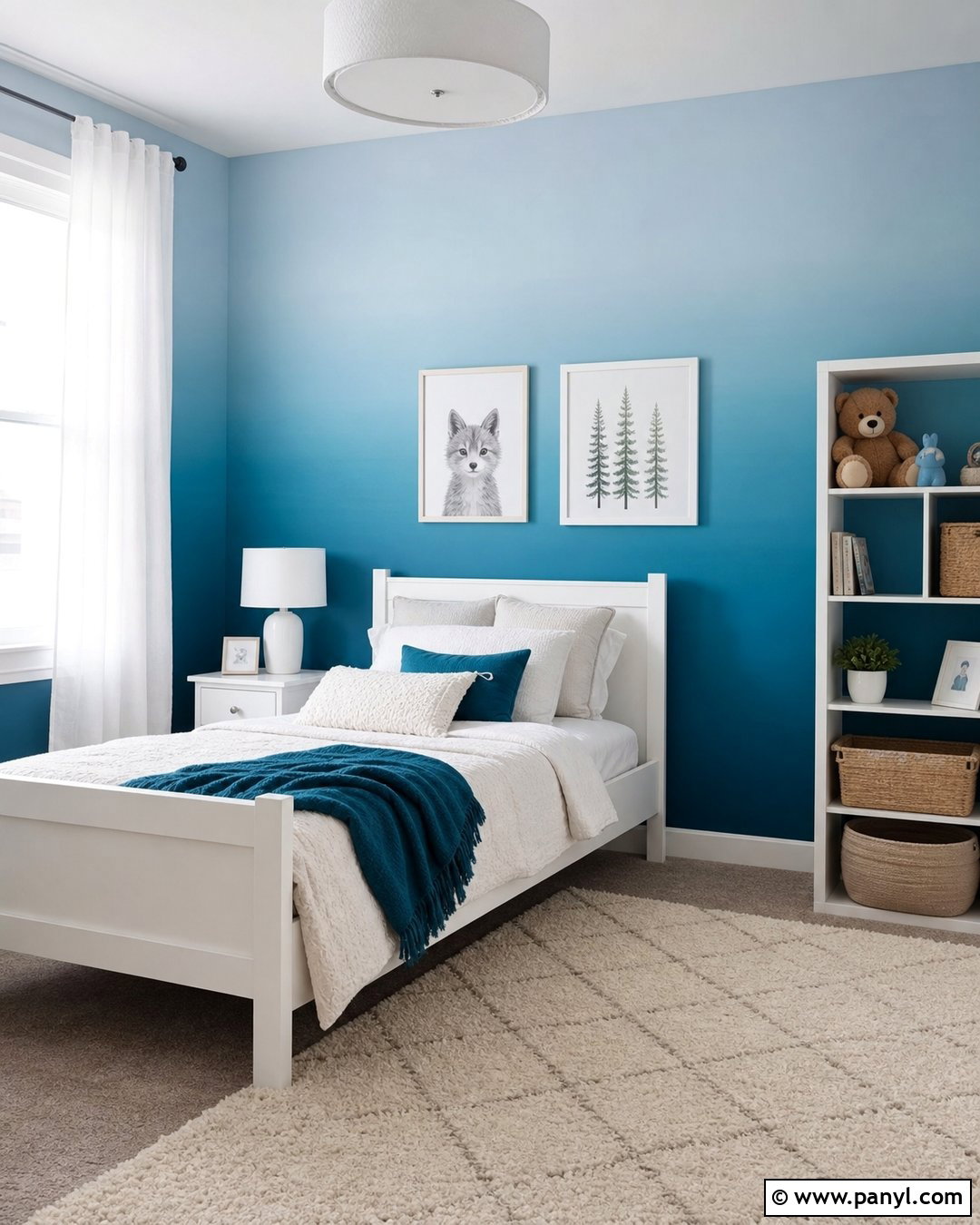 Ombre Kids Room Accent Wall - 25 Accent Wall For Kids Room Ideas