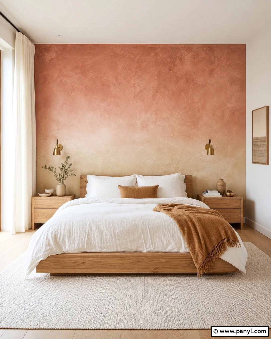 Ombre Patina Wall - 35 patina wall ideas