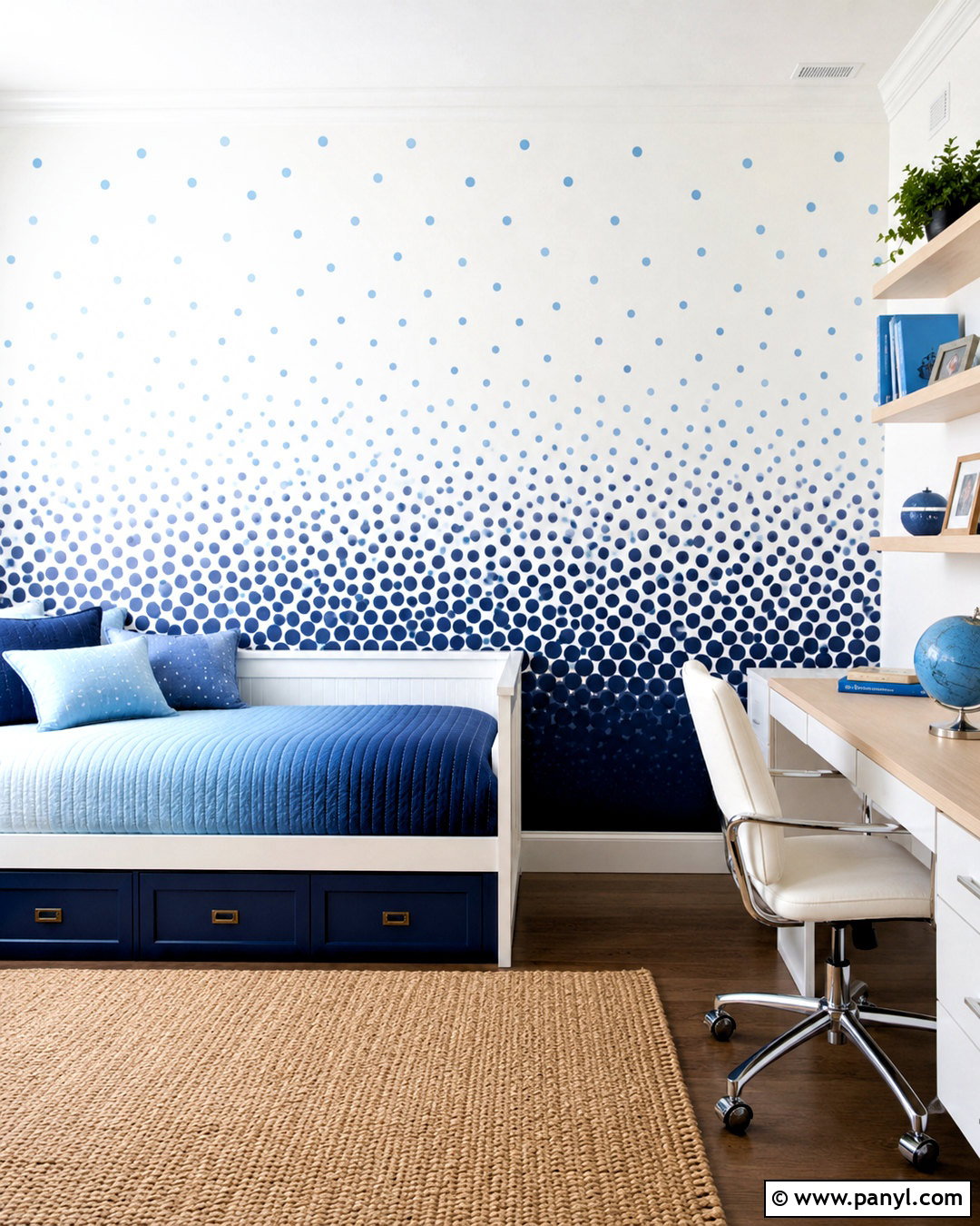 Ombre Polka Dot Wall - 40 polka dot walls