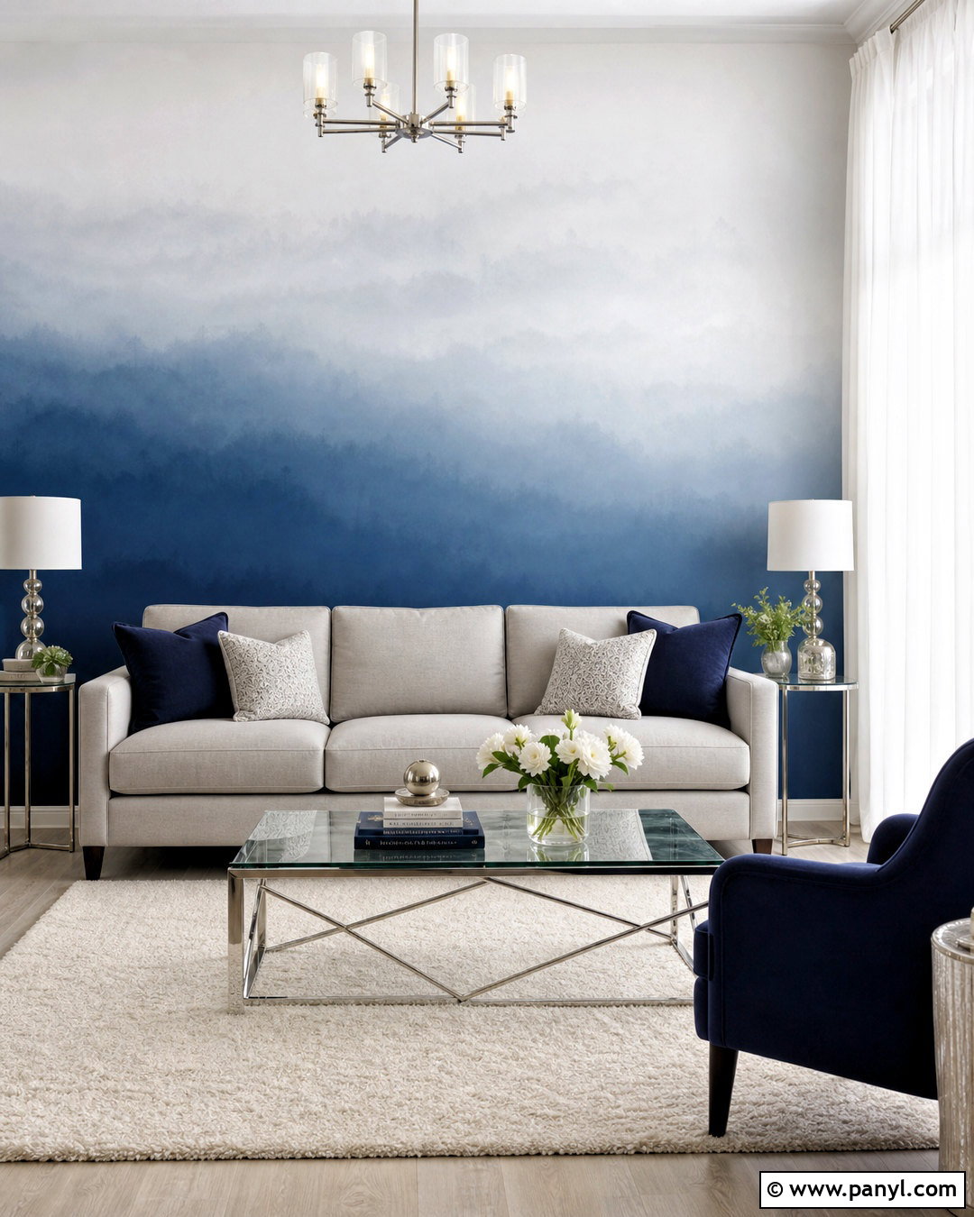 Ombre Wall Paint Pattern - 20 wall paint patterns living room ideas