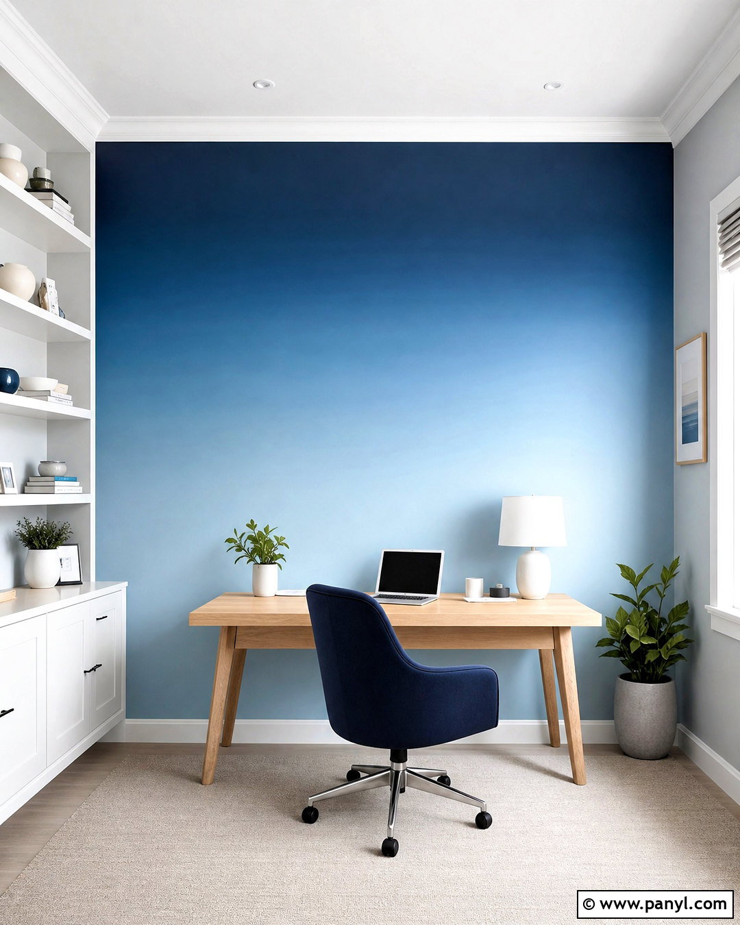 Ombre Wall Painting - 20 diy wall painting techniques