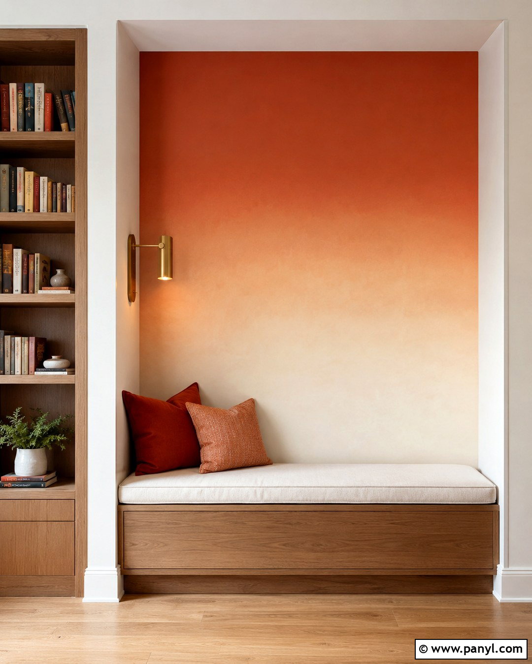 Ombre Wall Reading Nook - 20 How To Paint An Ombre Wall Ideas