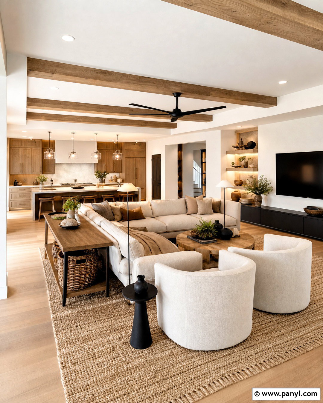 Open Concept Family Room - 20 family room design ideas