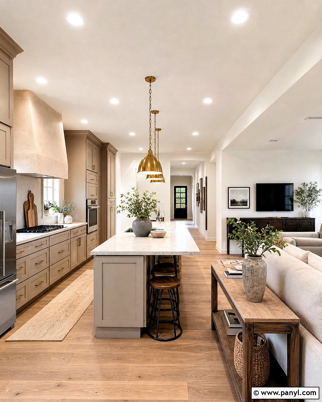 Open Concept Kitchen Layout - 20 kitchen layout ideas