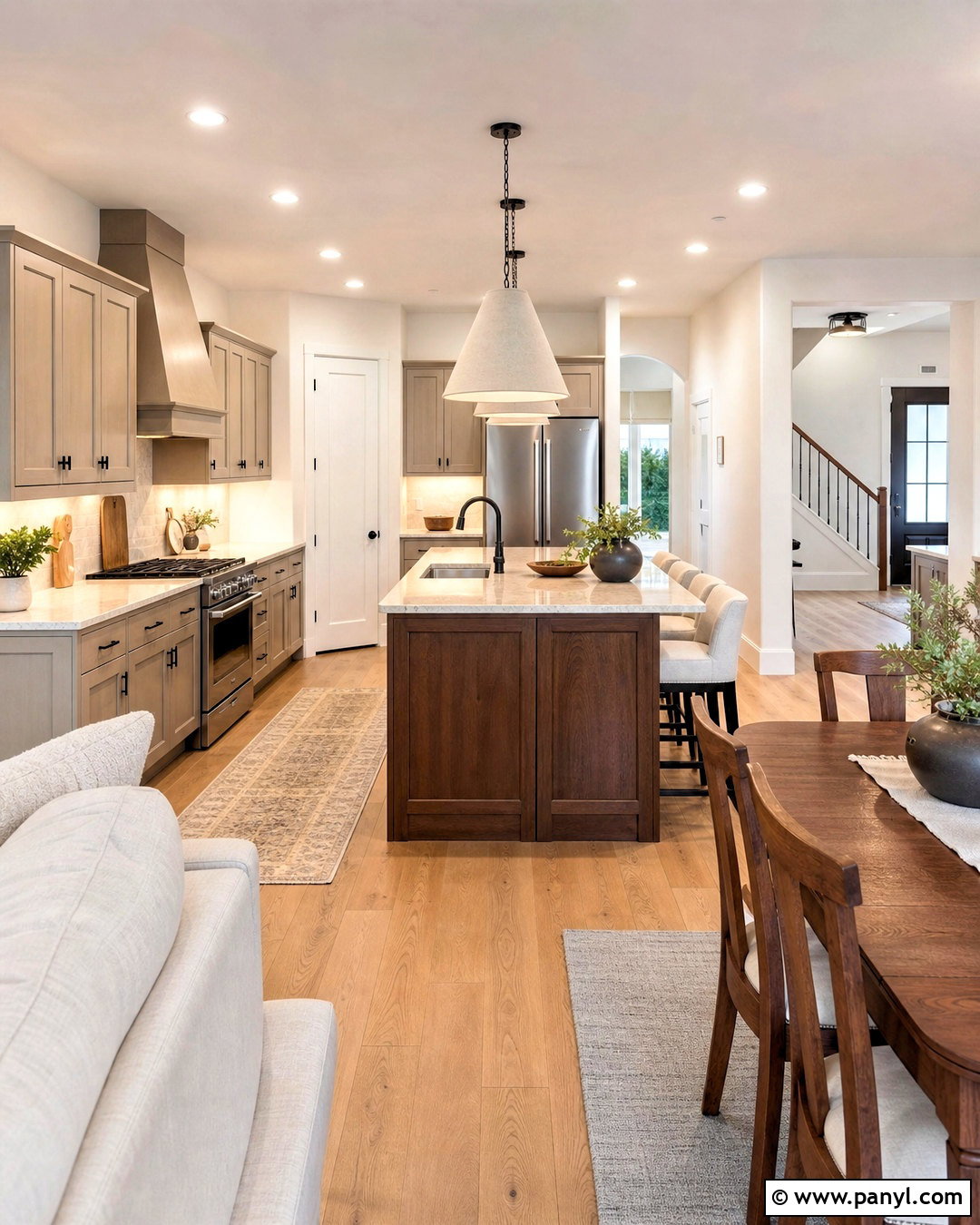 Open Concept Kitchen - 20 cozy kitchen ideas