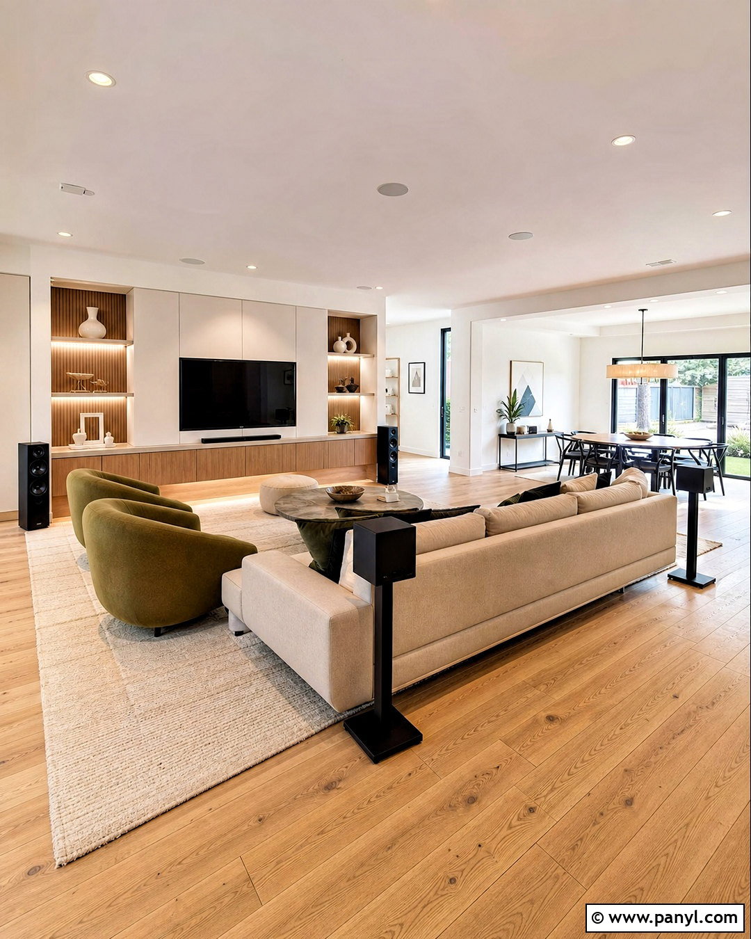 Open Concept Surround Sound Living Room - 20 surround sound living room ideas