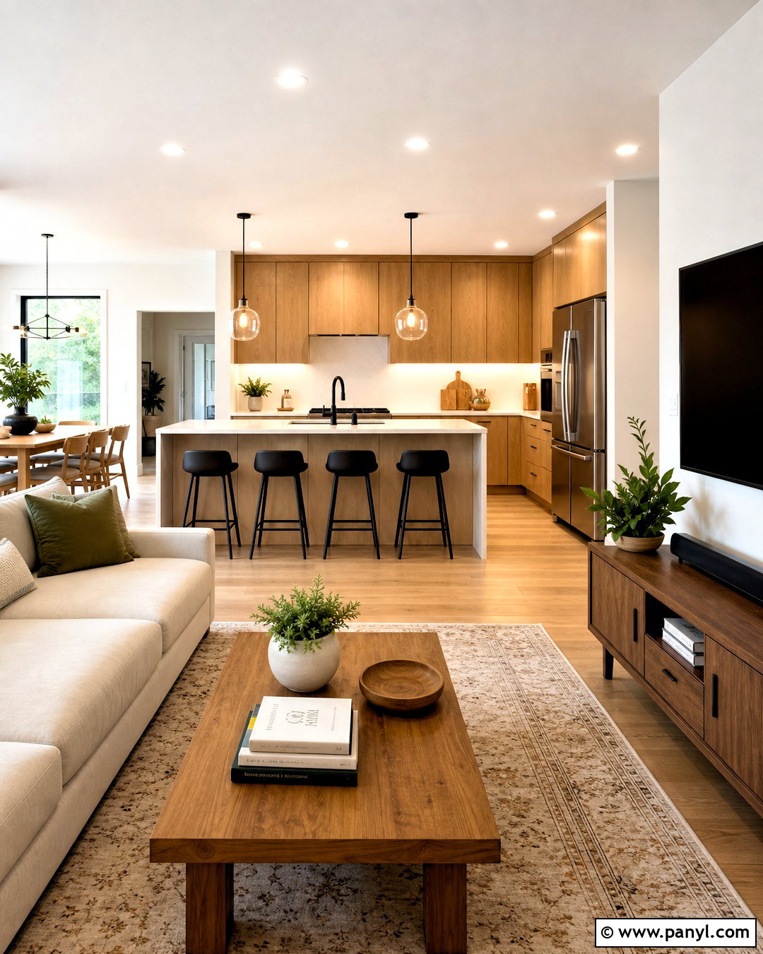 Open Kitchen And Living Room - 20 open kitchen design ideas
