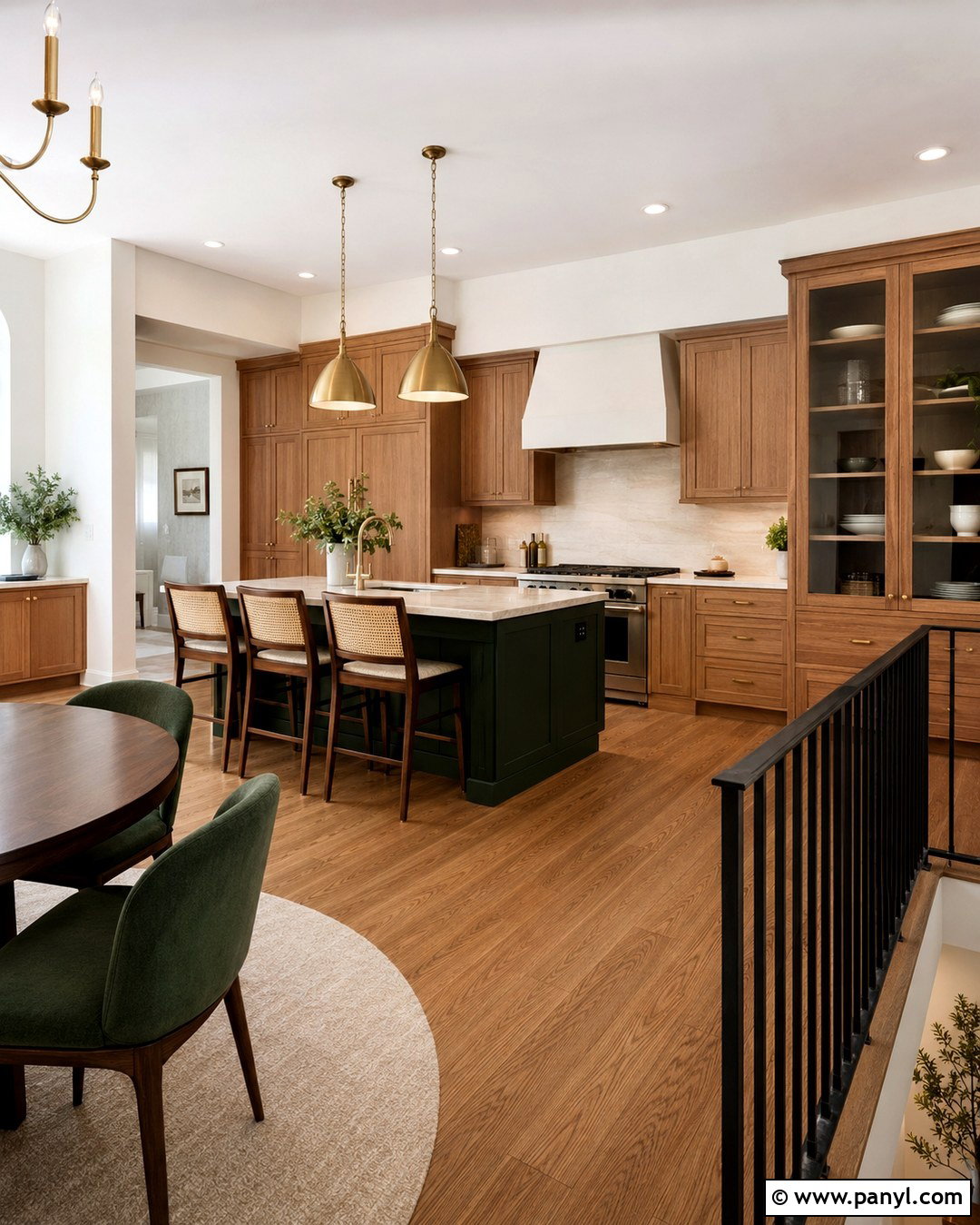 Open Kitchen With Dover White Walls - 20 dover white kitchen walls