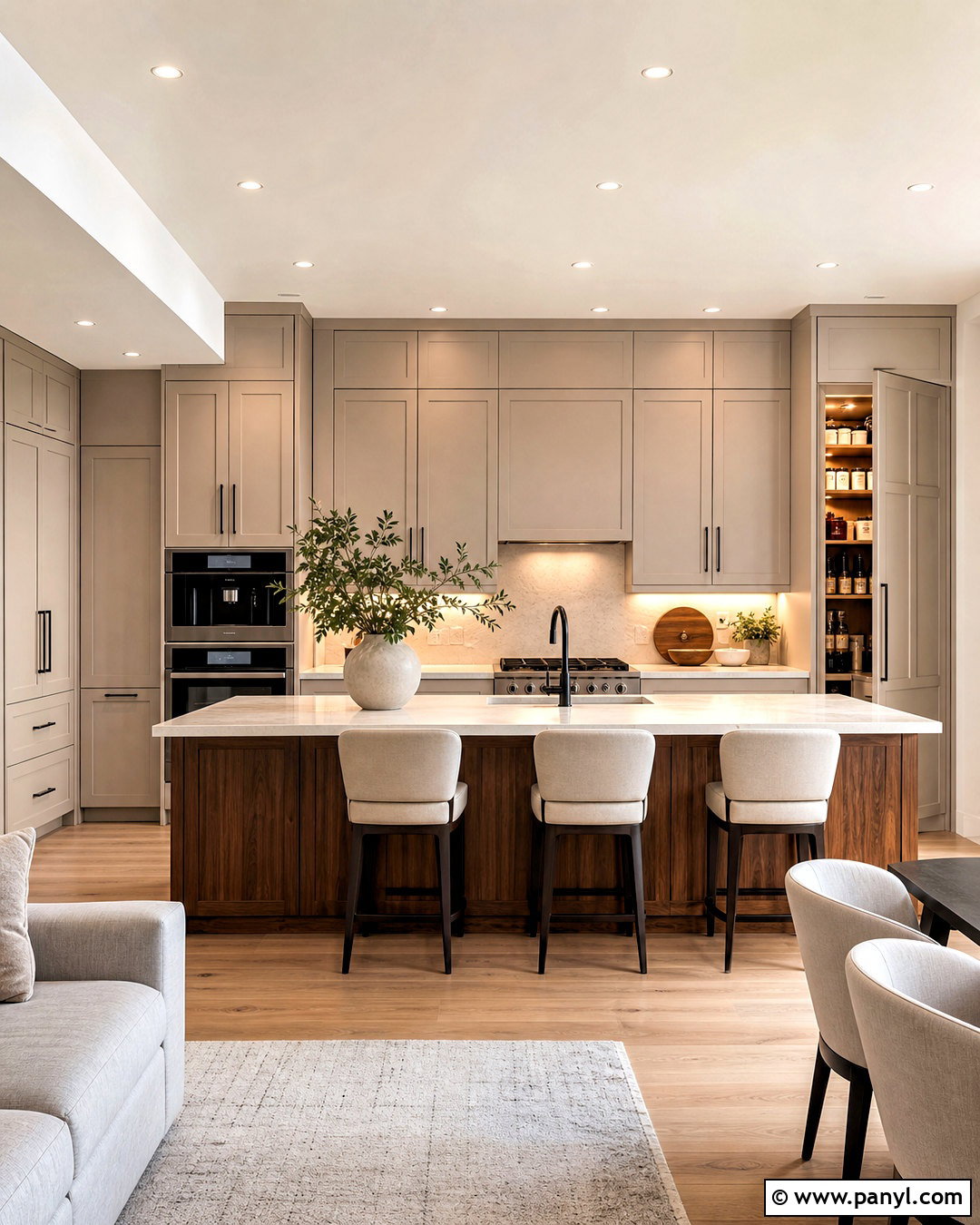 Open Kitchen With Hidden Storage - 20 open kitchen design ideas