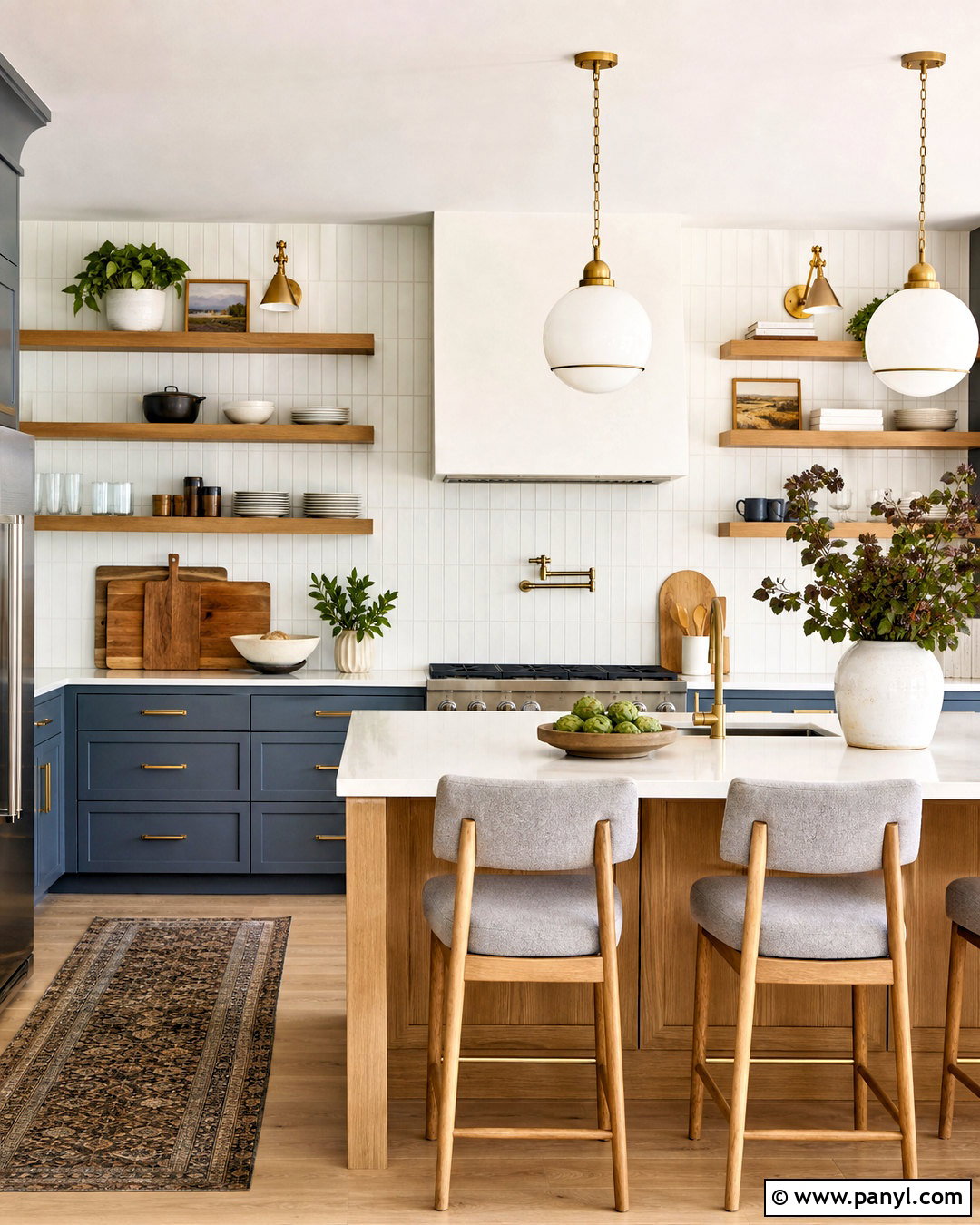 Open Kitchen With Open Shelving - 20 open kitchen design ideas