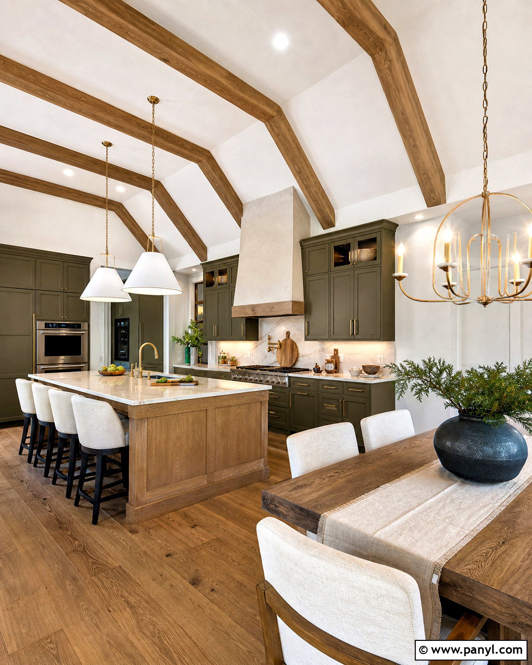 Open Kitchen With Vaulted Ceiling - 20 open kitchen ideas