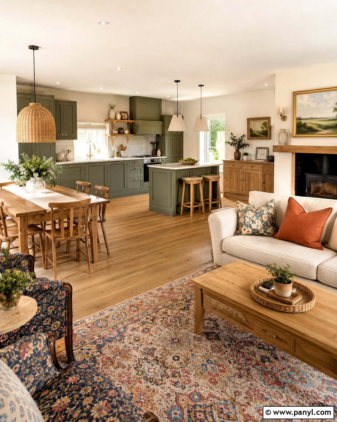 Open Plan Cottage Interior - 20 modern cottage interior ideas